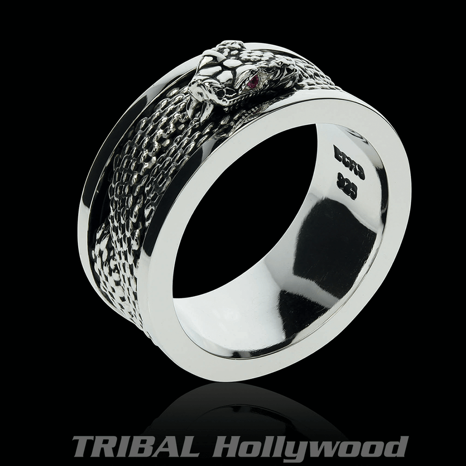 Infinite Connection Engraved Ring for Men in Silver - Ring with Hidden Message