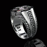 LAST CHANCE Revolver Ring for Men in Sterling Silver by Ecks