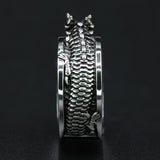 Ecks INFINITY DRAGON Ring for Men in Sterling Silver