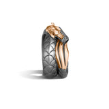Bronze and Black Rhodium Naga Dragon Band Ring by John Hardy - Side View