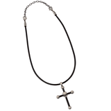 INTERSECTIONS Skull Cross Adjustable Rubber Chain by BICO Australia