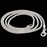 SHINY VENETIAN CHAIN Extra Thin Silver Box Link Chain by Keith Jack