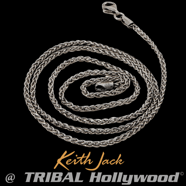 Thin silver on sale mens chain