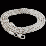SHINY VENETIAN CHAIN Thin Width Silver Box Link Chain by Keith Jack