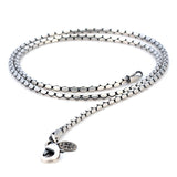 THE DRAGON TAMER Multi-Pendant Necklace for Men - Silver Chain