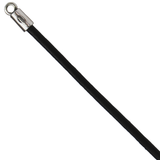 THE SOURCE NECKLACE Mens Pendant and Black Leather Chain