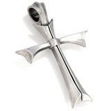 A FATED CROSS Mens Necklace Pendant in Silver