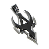 MASCHIO Bull Silver and Gunmetal Black Pendant