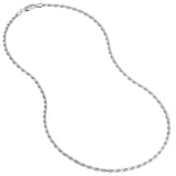 Tribal Hollywood ROPE Chain 3mm in Sterling Silver - Full Size