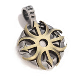 Bico HAZZARD NO LIMITS Brass And Silver Mens Pendant