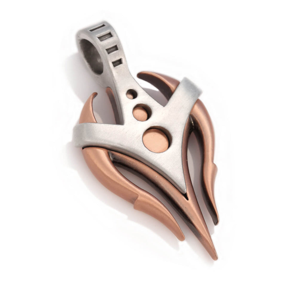 ALEXANDER COPPER And SILVER Dagger Mens Tribal Pendant by Bico