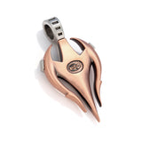 ALEXANDER COPPER And SILVER Dagger Mens Tribal Pendant by Bico - Back Side