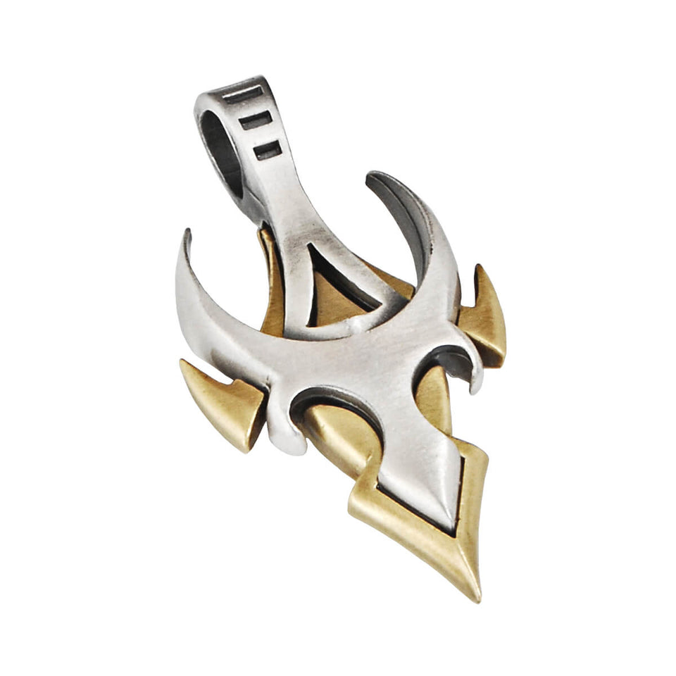 MASCHIO The Bull Pendant in Brass and Silver