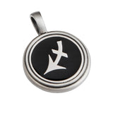 SAGITTARIUS Mens Color Zodiac Sign Pendant by Bico Australia - Black