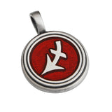 SAGITTARIUS Mens Color Zodiac Sign Pendant by Bico Australia - Red