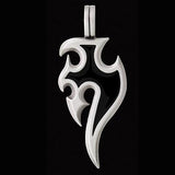 Sungai Flow of Life Mens Tribal Necklace Pendant by Bico Front View