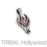 Fu Xing Good Luck Bat Mens Tribal Necklace Pendant by Bico