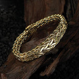 Scott Kay Doberman Tapered 18k Solid Gold Mens Bracelet Alt View