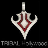 Arrow of Truth Clarity Mens Tribal Necklace Pendant by Bico Front View