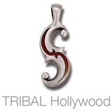 Slider Cleverness Mens Tribal Necklace Pendant by Bico Front View