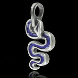 Wagyl Spirit Snake Mens Pendant by Bico Australia on Black