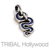 Wagyl Spirit Snake Mens Pendant by Bico Australia Blue