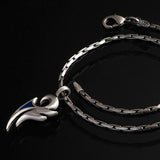 Mens Jewelry Phenix Necklace Pendant with Link Chain