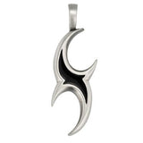 Bico Lunar Duo Moons Sharp Instinct Mens Necklace Pendant Front View