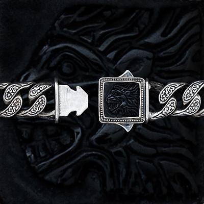 Leather 5 Square Jewelry Box - Onyx
