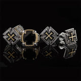 Konstantino Royal Maltese Cross Sterling Silver Mens Ring with Konstantino Silver and Gold Cross Rings