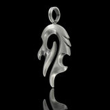 Pranic Air Chi Life Force Mens Necklace Pendant by Bico Side View