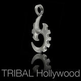 CHANGE Spiked Wheel Blade Necklace Pendant by Bico Australia Side View