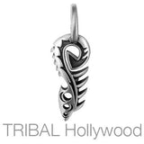 Shark Fern New Beginnings Mens Necklace Pendant by Bico Front View