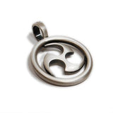 Bico World Triad Tomoe Japanese Symbol Necklace Pendant 