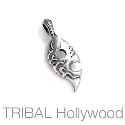 Bico Thylacine Wild Mysterious Spirit Mens Necklace Pendant 