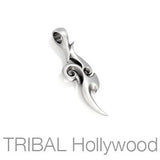 Spiral Clouds Transformation Mens Necklace Pendant by Bico 