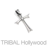Bico Fated Cross Classic Small Mens Cross Necklace Pendant