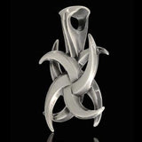 Bico Quadcrescent Connection to Nature Necklace Pendant Side View