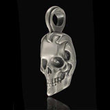 Bico Napoleons Ghost Devotion Mens Skull Necklace Pendant  Side View