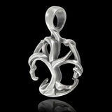 Tree of Life Mens Necklace Pendant by Bico Australia Side View