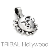 Soluna Sun Moon Face Mens Necklace Pendant by Bico Australia 