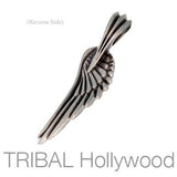 Glide Feathered Bird Wing Mens Necklace Pendant by Bico Back Side