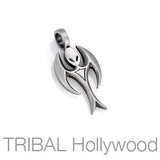 Bico Alien Head Angel Divine Protection Necklace Pendant