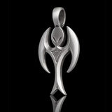 Bico Alien Head Angel Divine Protection Necklace Pendant Side View