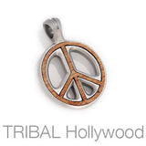 Bico Peace Preacher Mens Peace Symbol Necklace Pendant 
