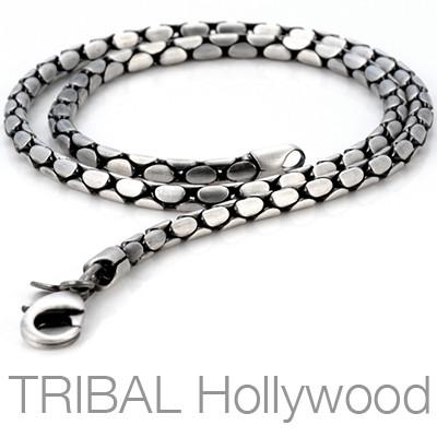 PURE Mens Silver Chain | Tribal Hollywood