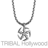 PURE Mens Silver Chain with Salta pendant
