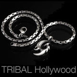 PURE Mens Silver Chain with Eagle Pendant