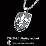 Hollis Bahringer French Quarter Fleur de Lis Steel Necklace