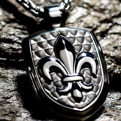 Sterling Silver 24 1mm Louisiana French Heritage Fleur De Lis Inside Of  Heart Pendant Necklace